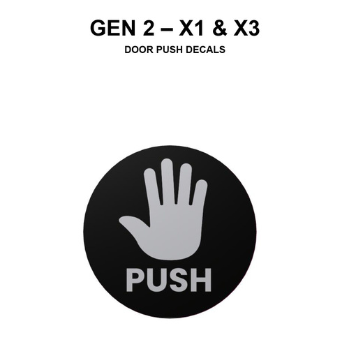 Door Push Decal - Pack of 20 