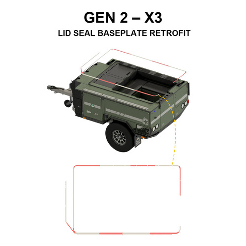 GEN2 X3 Lid Seal Baseplate Retrofit